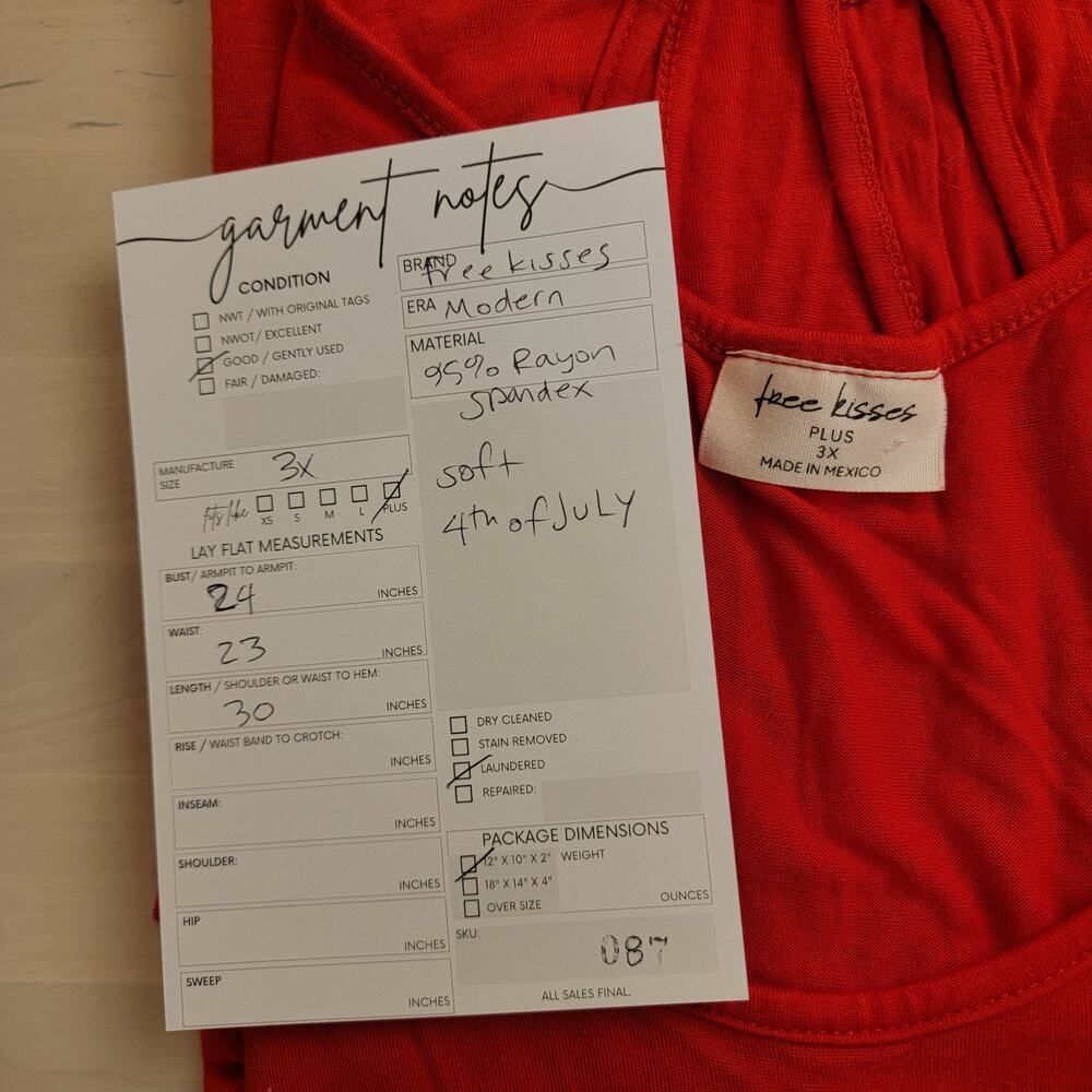 America USA Plus Size Tank Top - Picture 7 of 7